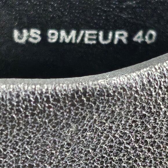 VINCE NIARA WOMEN'S BLACK SLINGBACK BLOCK HEEL SANDAL LEATHER SIZE 9M - Picture 7 of 12